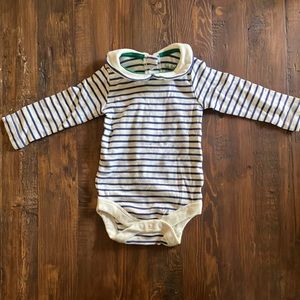 Baby boden body suit with collar